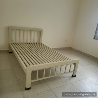 Giường sắt đơn 1m2 x 1m9 cao cấp - GDS 012
