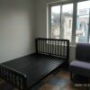 Giường sắt đơn rộng 1m6 x 2m sơn tĩnh điện màu đen